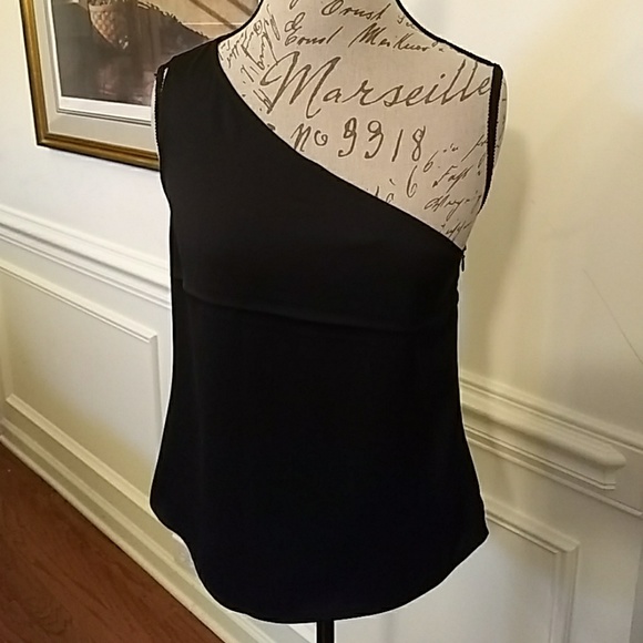 TAMARA Tops - NEW TAMAR Black Off Shoulder Dressy Top Sz 8